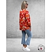 No.1 By Ox Blouse Summer Orange Vlinders